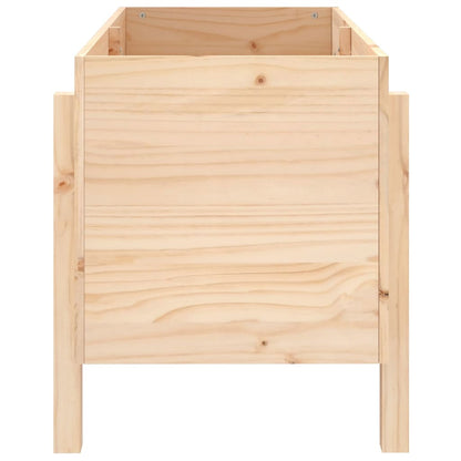 Fioriera Rialzata da Giardino 101x50x57 cm Legno Massello Pino