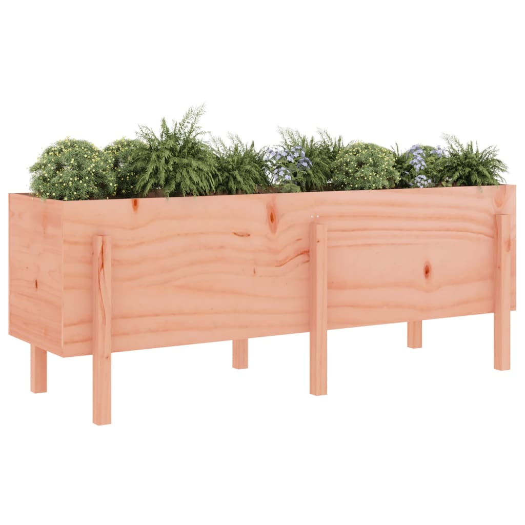 Fioriera Rialzata Giardino 160x50x57 cm Legno Massello Douglas - homemem39