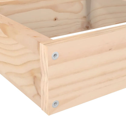 Fioriera Giardino 4 Ripiani 106x104,5x36cm Legno Massello Pino - homemem39