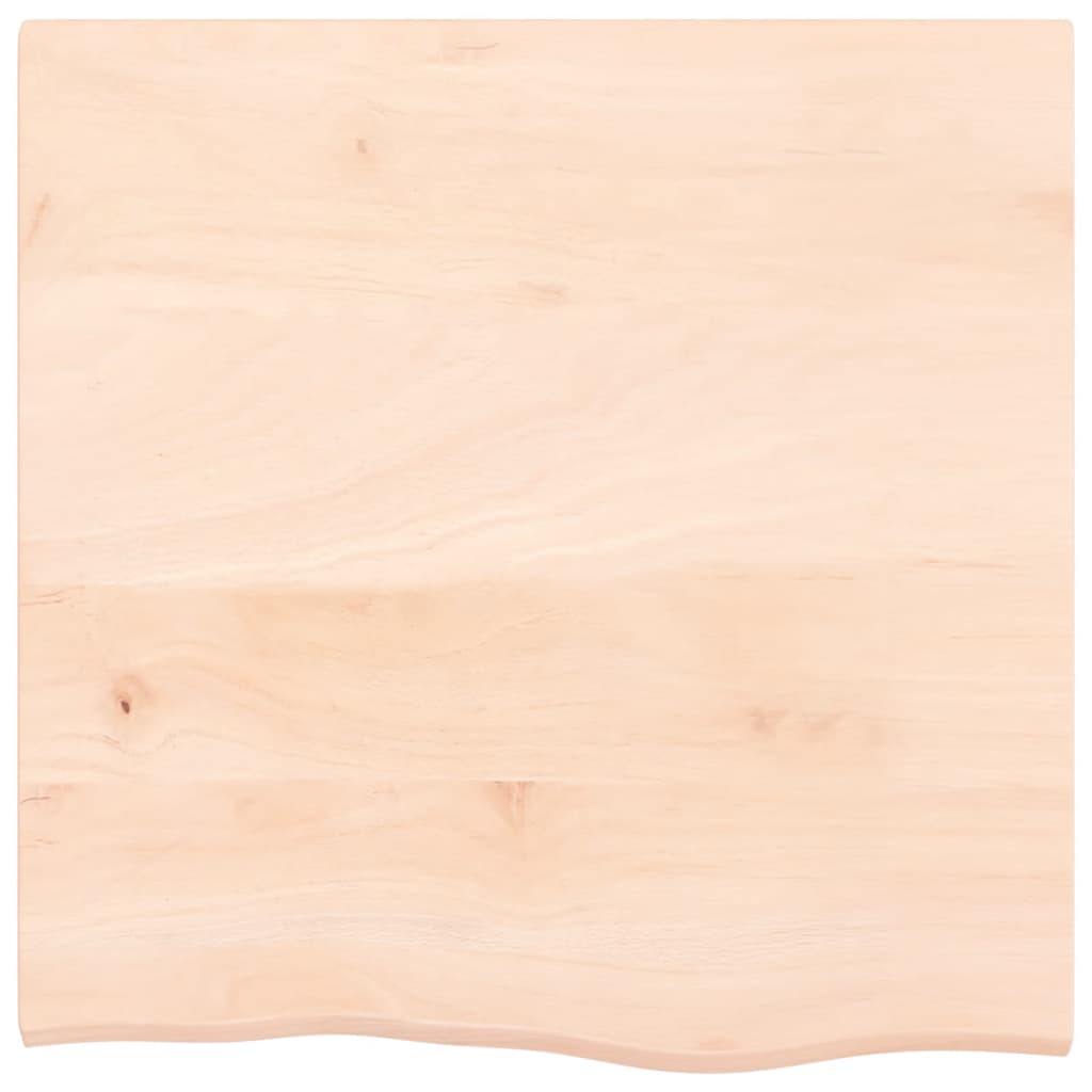 Ripiano a Parete 60x60x2 cm Legno Massello Rovere Non Trattato - homemem39