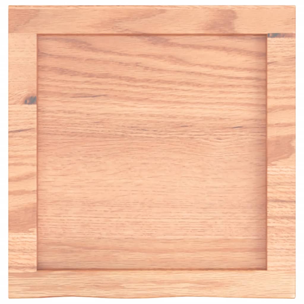 Ripiano Muro Marrone 40x40x(2-6) cm Massello Rovere Trattato - homemem39