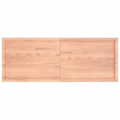 Ripiano Muro Marrone 160x60x(2-6) cm Massello Rovere Trattato - homemem39