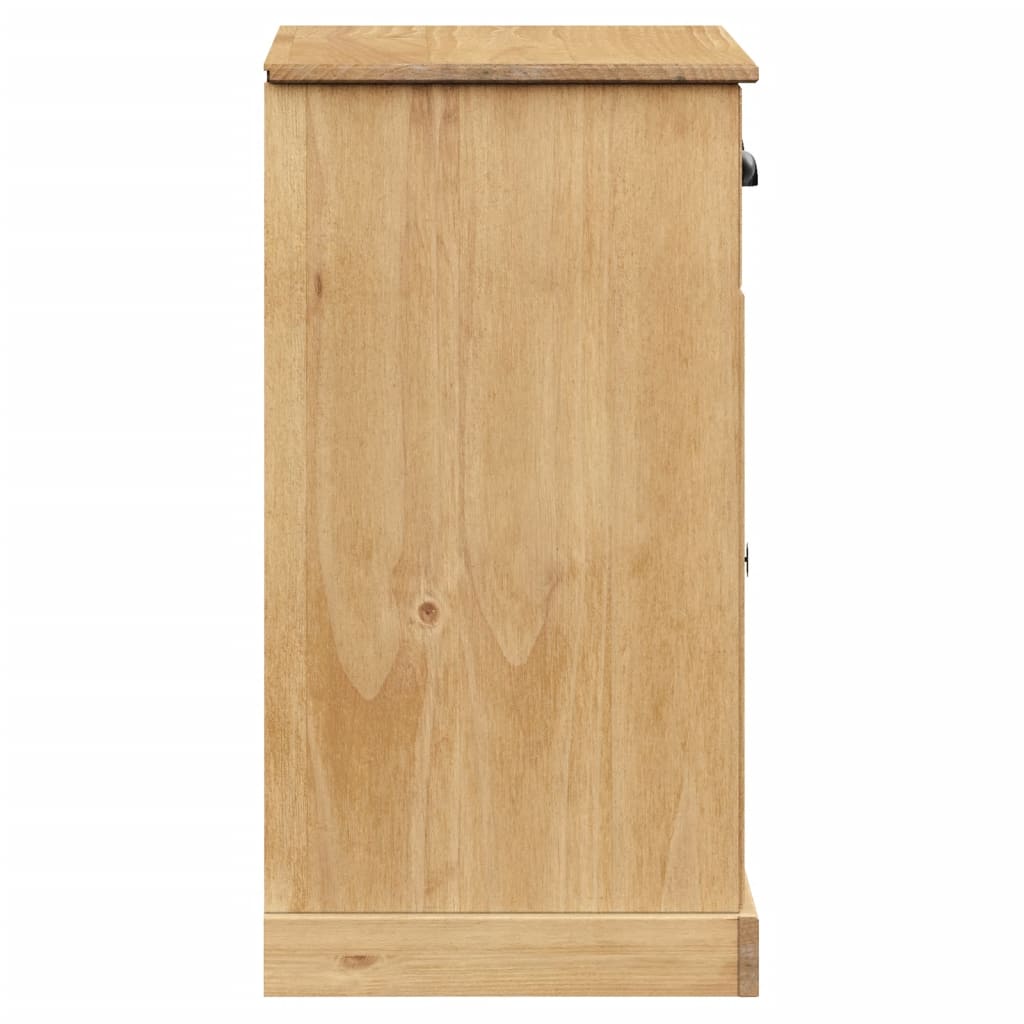 Credenza con Cassetti VIGO 78x40x75cm Legno Massello Pino - homemem39