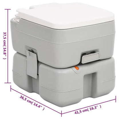 Set Toilette da Campeggio Portatile e Supporto Lavamani - homemem39