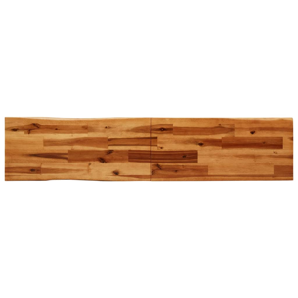 Set da Pranzo 3 pz con Bordi Vivi in Legno Massello di Acacia - homemem39