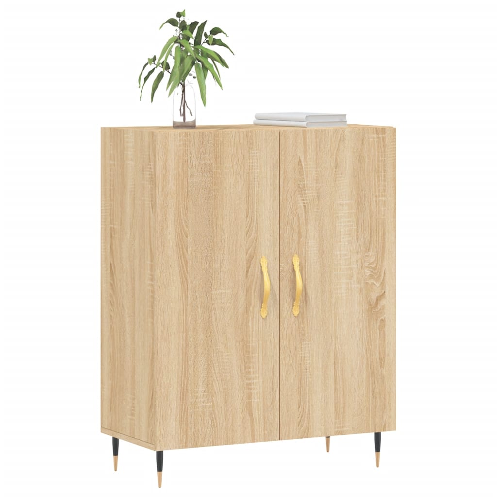 Credenza Rovere Sonoma 69,5x34x90 cm in Legno Multistrato - homemem39