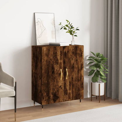 Credenza Rovere Fumo 69,5x34x90 cm in Legno Multistrato - homemem39