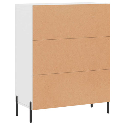 Credenza Bianca 69,5x34x90 cm in Legno Multistrato