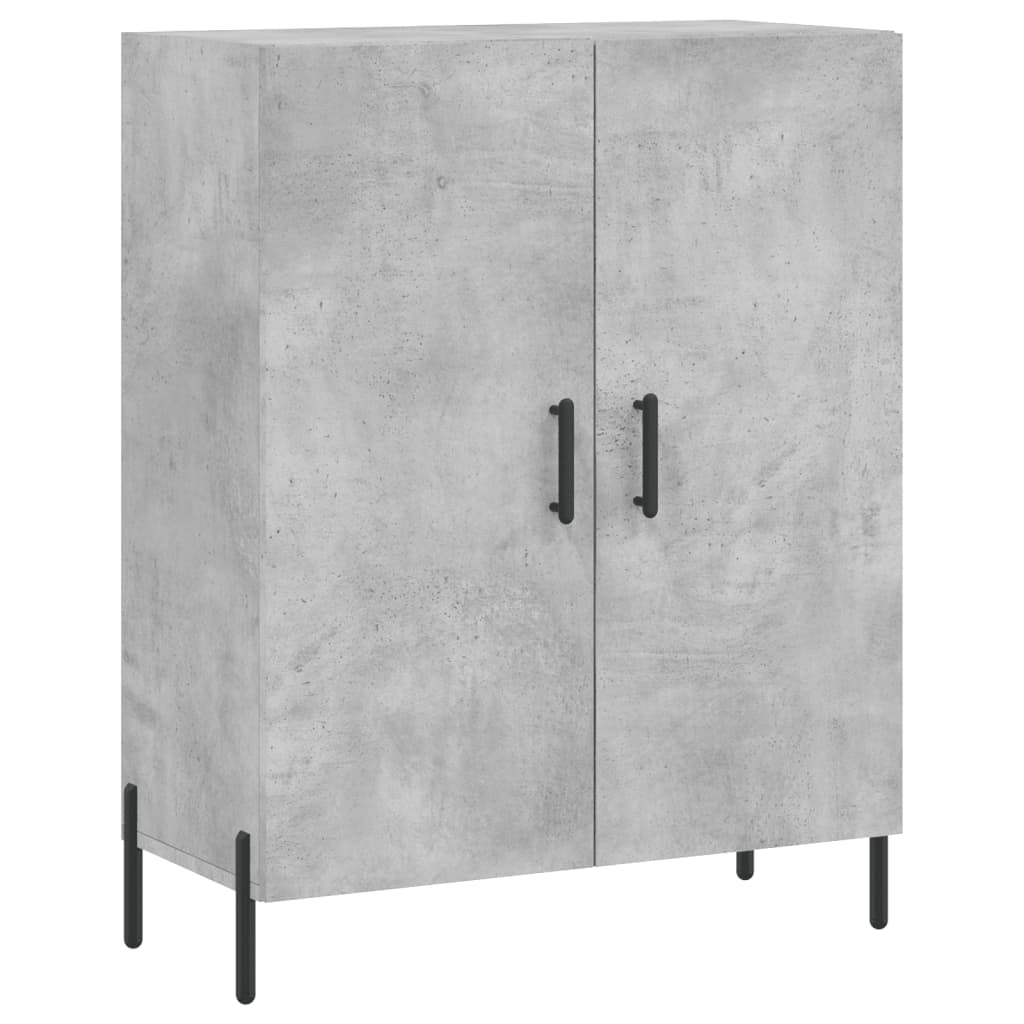 Credenza Grigio Cemento 69,5x34x90 cm in Legno Multistrato - homemem39