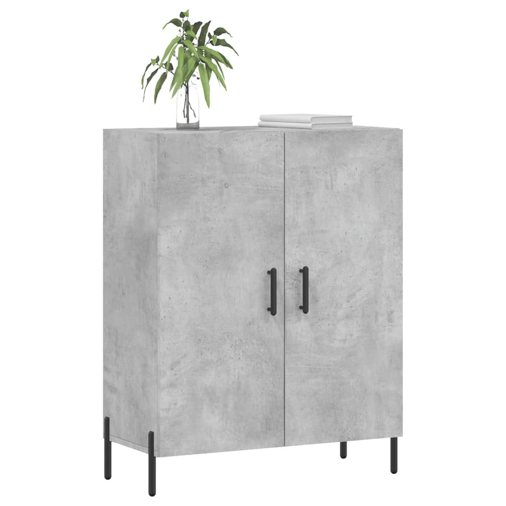 Credenza Grigio Cemento 69,5x34x90 cm in Legno Multistrato - homemem39