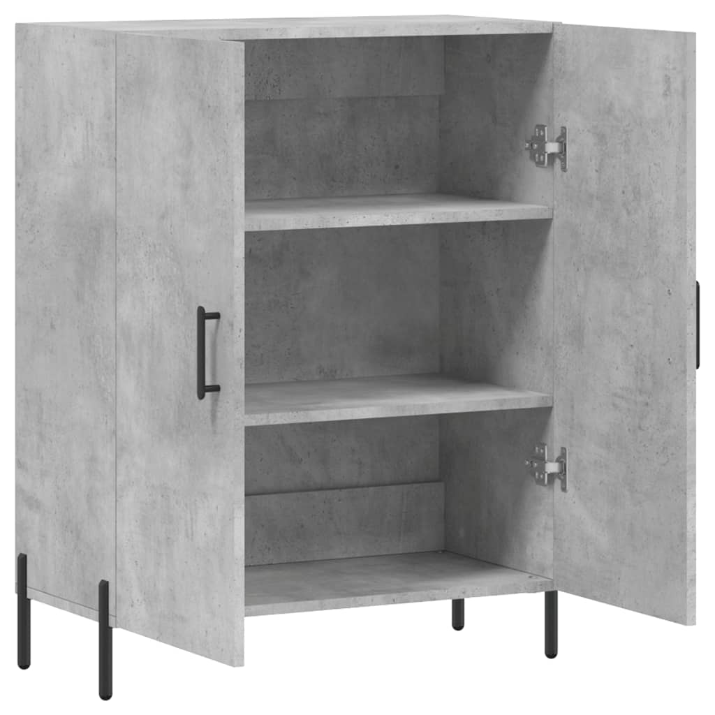 Credenza Grigio Cemento 69,5x34x90 cm in Legno Multistrato - homemem39