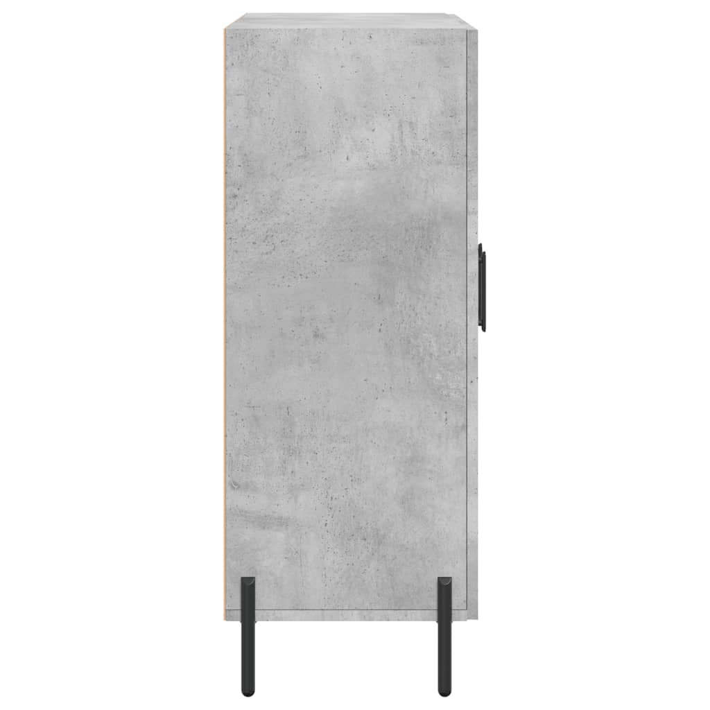 Credenza Grigio Cemento 69,5x34x90 cm in Legno Multistrato