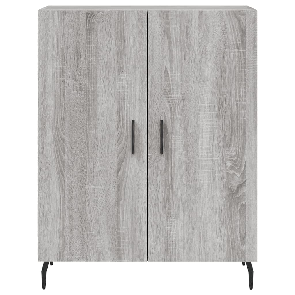 Credenza Grigio Sonoma 69,5x34x90 cm in Legno Multistrato - homemem39