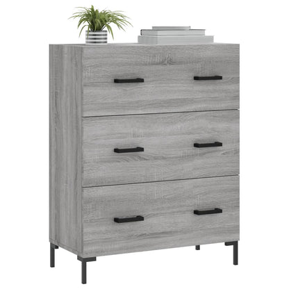 Credenza Grigio Sonoma 69,5x34x90 cm in Legno Multistrato - homemem39