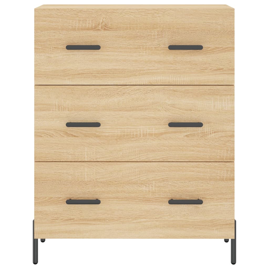 Credenza Rovere Sonoma 69,5x34x90 cm in Legno Multistrato - homemem39