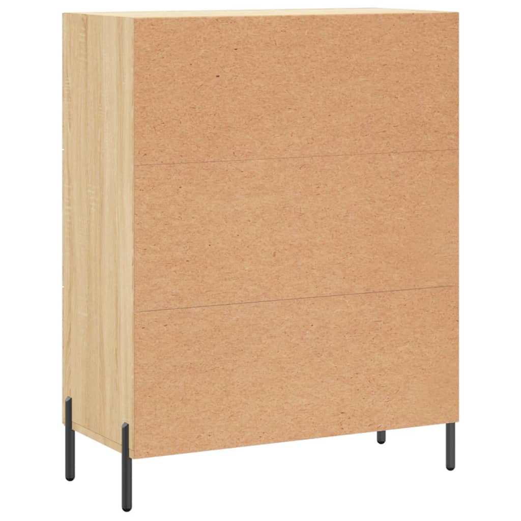 Credenza Rovere Sonoma 69,5x34x90 cm in Legno Multistrato - homemem39