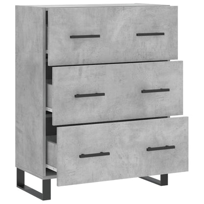 Credenza Grigio Cemento 69,5x34x90 cm in Legno Multistrato - homemem39