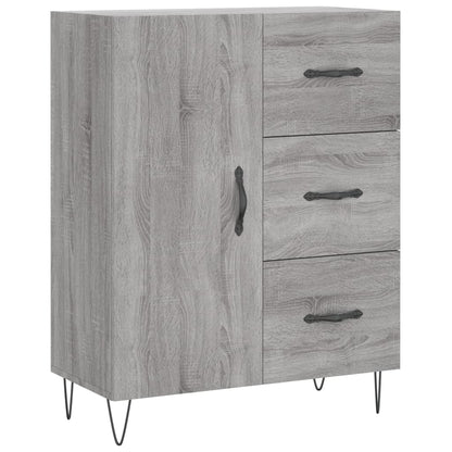 Credenza Grigio Sonoma 69,5x34x90 cm in Legno Multistrato - homemem39