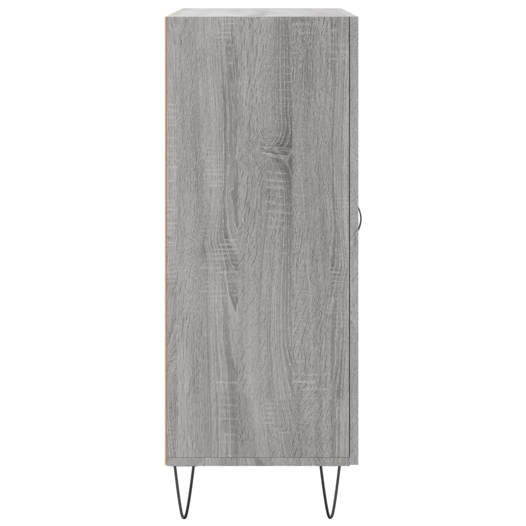 Credenza Grigio Sonoma 69,5x34x90 cm in Legno Multistrato - homemem39