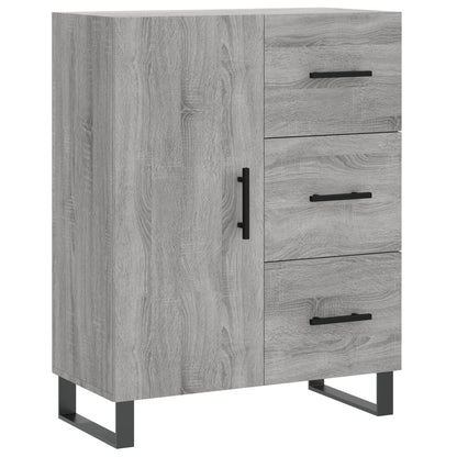 Credenza Grigio Sonoma 69,5x34x90 cm in Legno Multistrato - homemem39