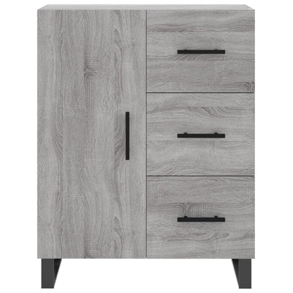 Credenza Grigio Sonoma 69,5x34x90 cm in Legno Multistrato - homemem39