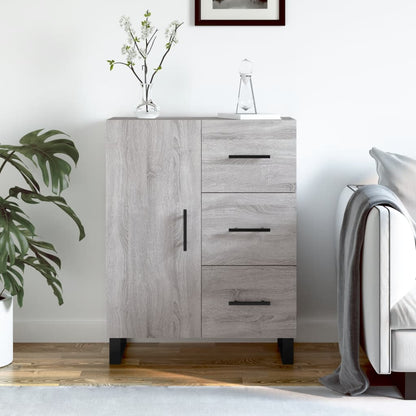 Credenza Grigio Sonoma 69,5x34x90 cm in Legno Multistrato - homemem39