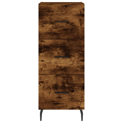 Credenza Rovere Fumo 34,5x34x90 cm in Legno Multistrato