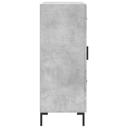 Credenza Grigio Cemento 69,5x34x90 cm in Legno Multistrato