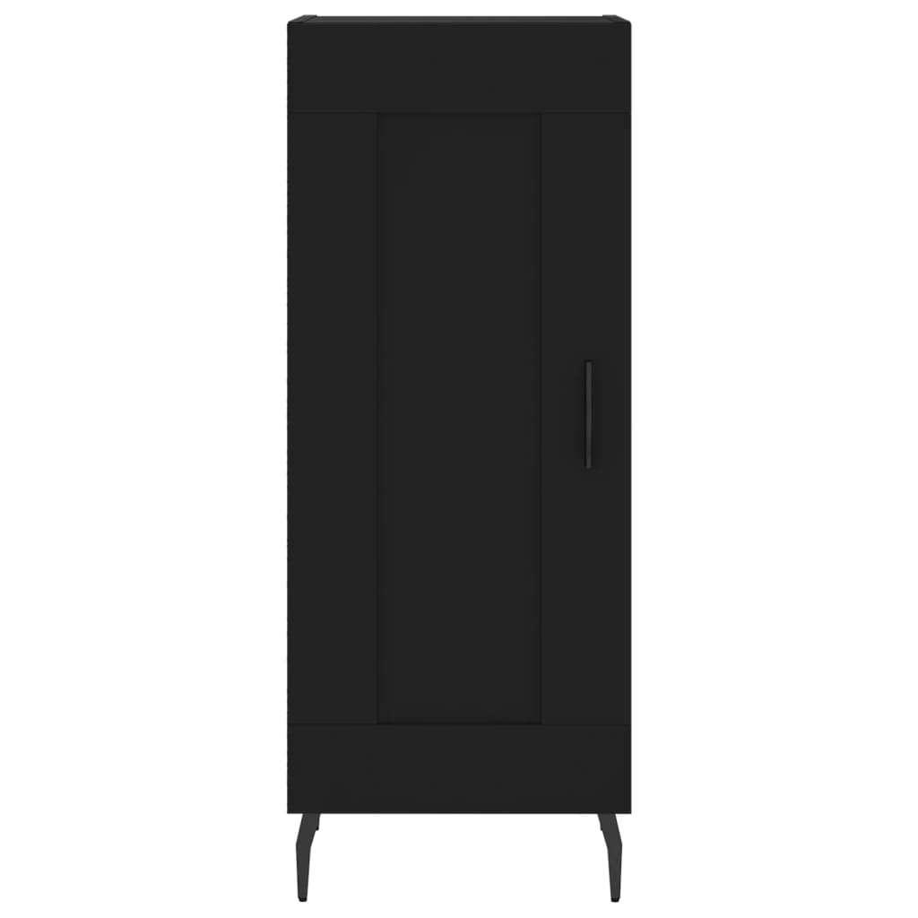 Credenza Nero 34,5x34x90 cm in Legno Multistrato