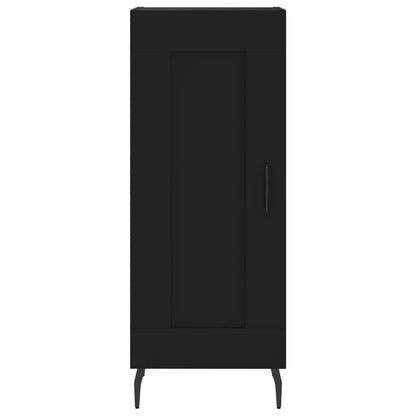 Credenza Nero 34,5x34x90 cm in Legno Multistrato