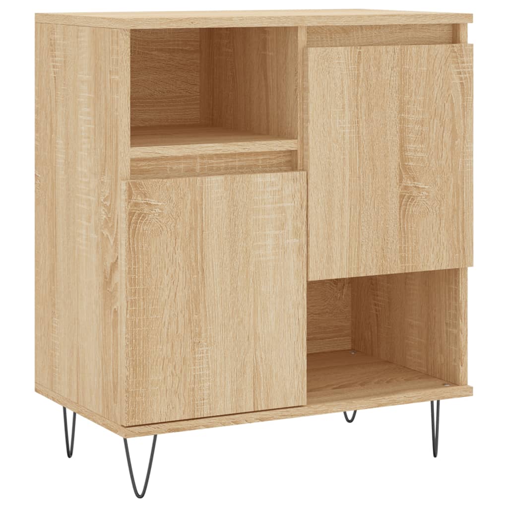 Credenza Rovere Sonoma 60x35x70 cm in Legno Multistrato