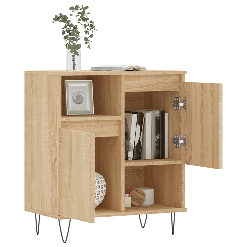 Credenza Rovere Sonoma 60x35x70 cm in Legno Multistrato - homemem39