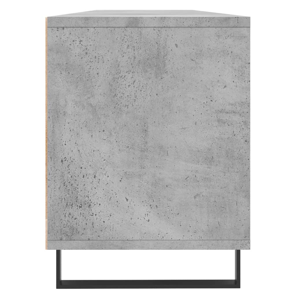 Mobile TV Grigio Cemento 150x30x44,5 cm Legno Multistrato