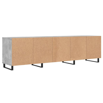 Mobile TV Grigio Cemento 150x30x44,5 cm Legno Multistrato