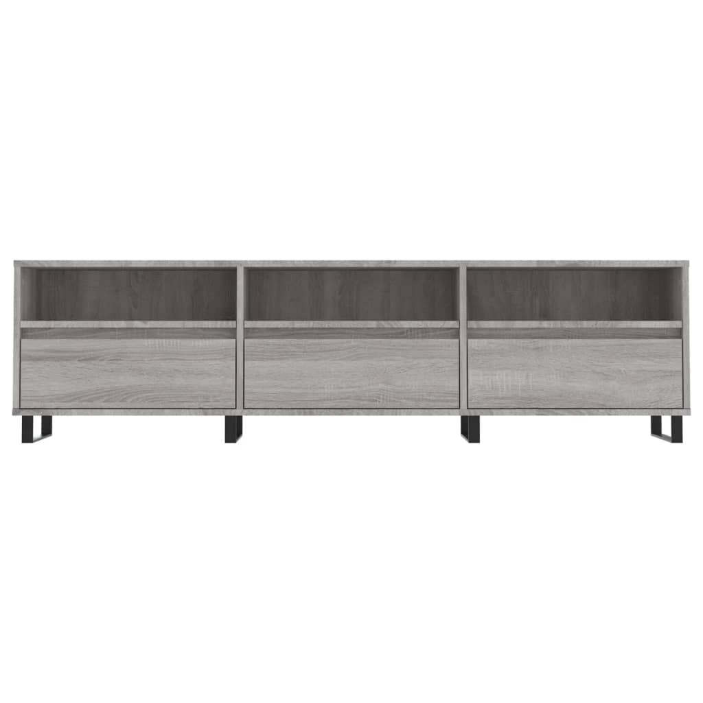 Mobile Porta TV Grigio Sonoma 150x30x44,5 cm Legno Multistrato - homemem39