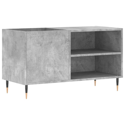 Mobile Porta Dischi Grigio Cemento 85x38x48cm Legno Multistrato - homemem39