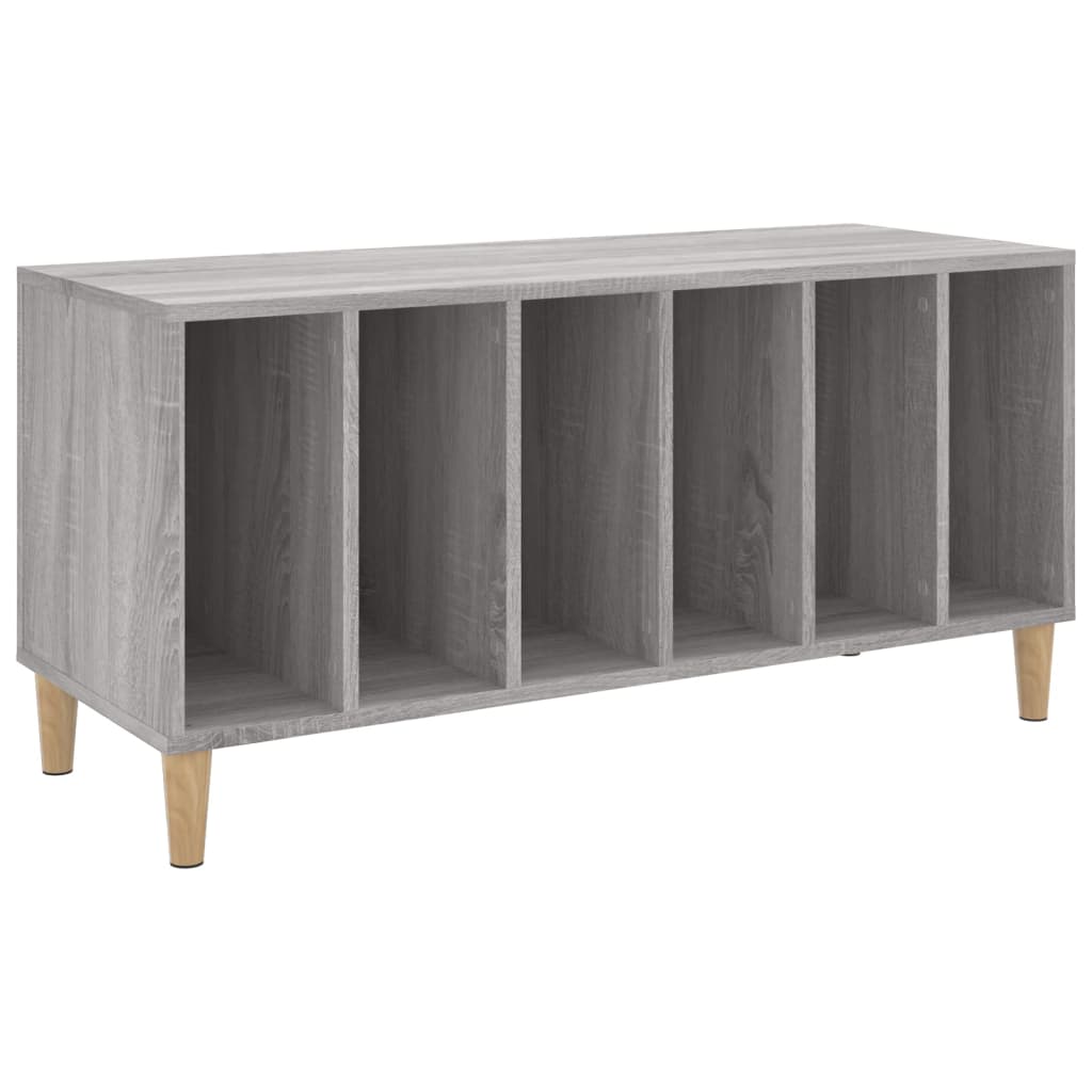 Mobile Porta Dischi Grigio Sonoma 100x38x48cm Legno Multistrato - homemem39