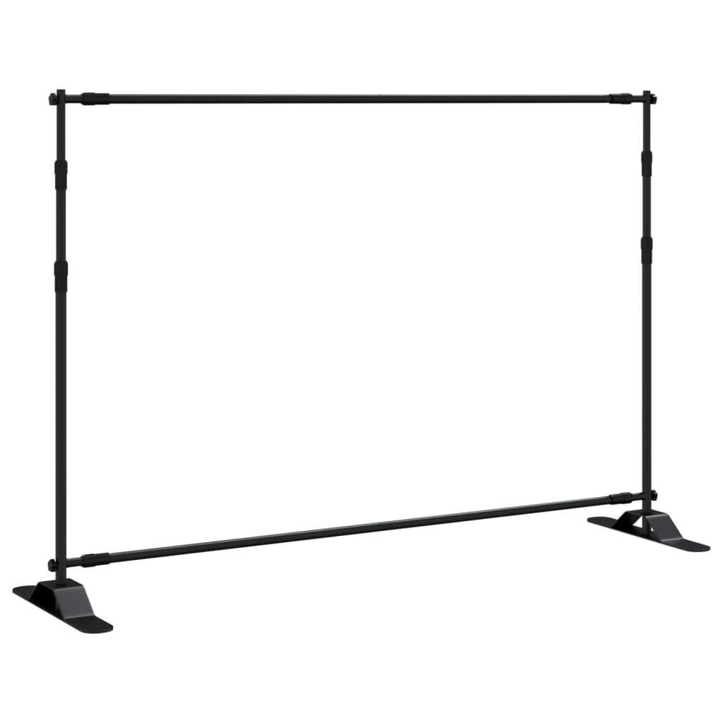 Supporto per Fondale Nero 305x243 cm in Acciaio - homemem39