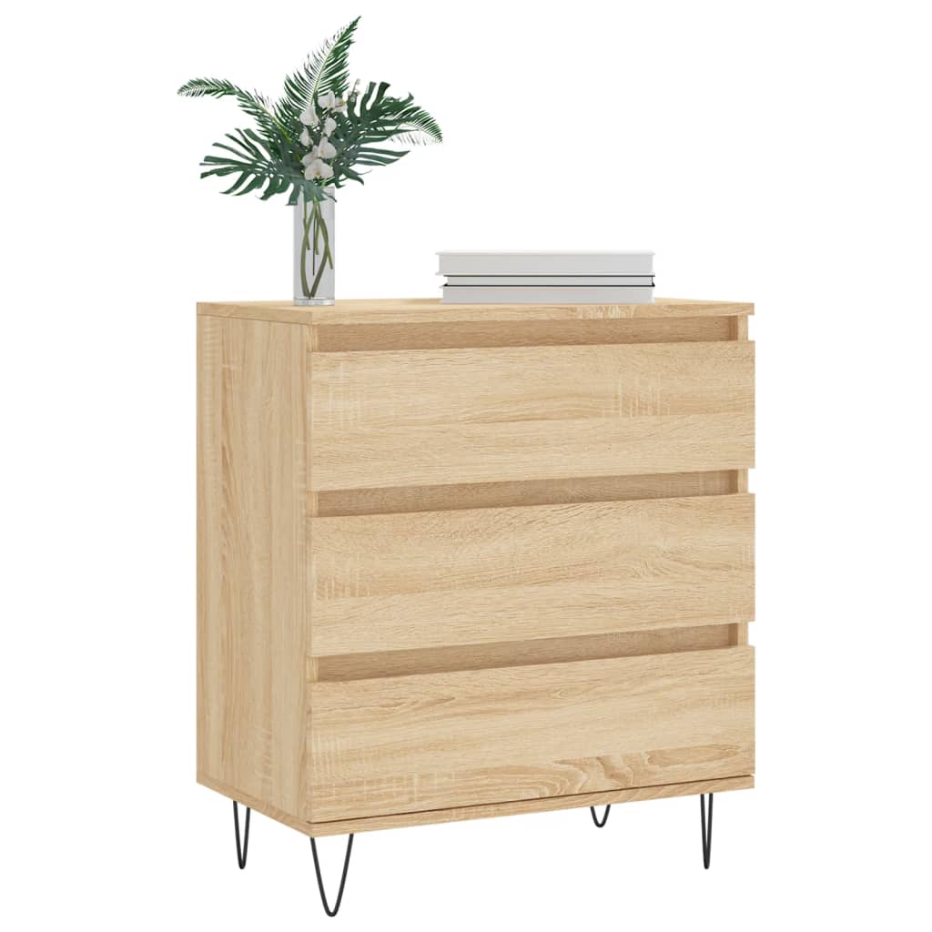 Credenza Rovere Sonoma 60x35x70 cm in Legno Multistrato