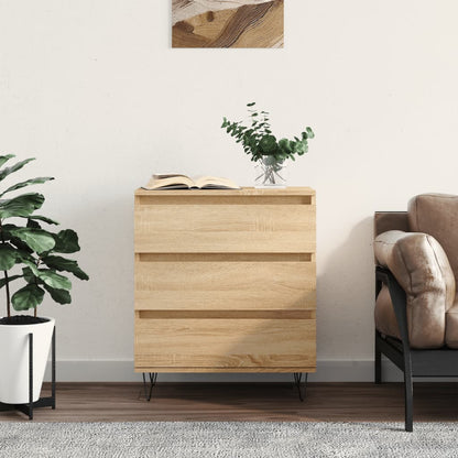 Credenza Rovere Sonoma 60x35x70 cm in Legno Multistrato