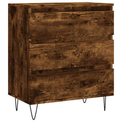 Credenza Rovere Fumo 60x35x70 cm in Legno Multistrato - homemem39