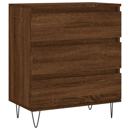 Credenza Rovere Marrone 60x35x70 cm in Legno Multistrato - homemem39