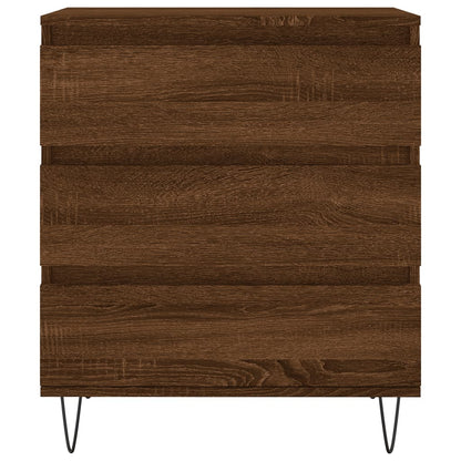 Credenza Rovere Marrone 60x35x70 cm in Legno Multistrato - homemem39