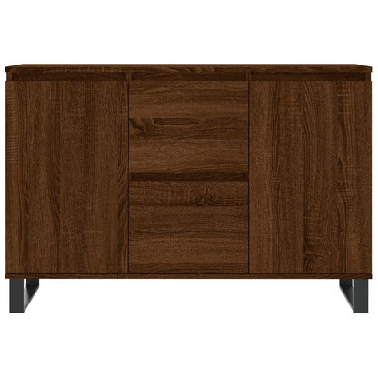 Credenza Rovere Marrone 104x35x70 cm in Legno Multistrato - homemem39