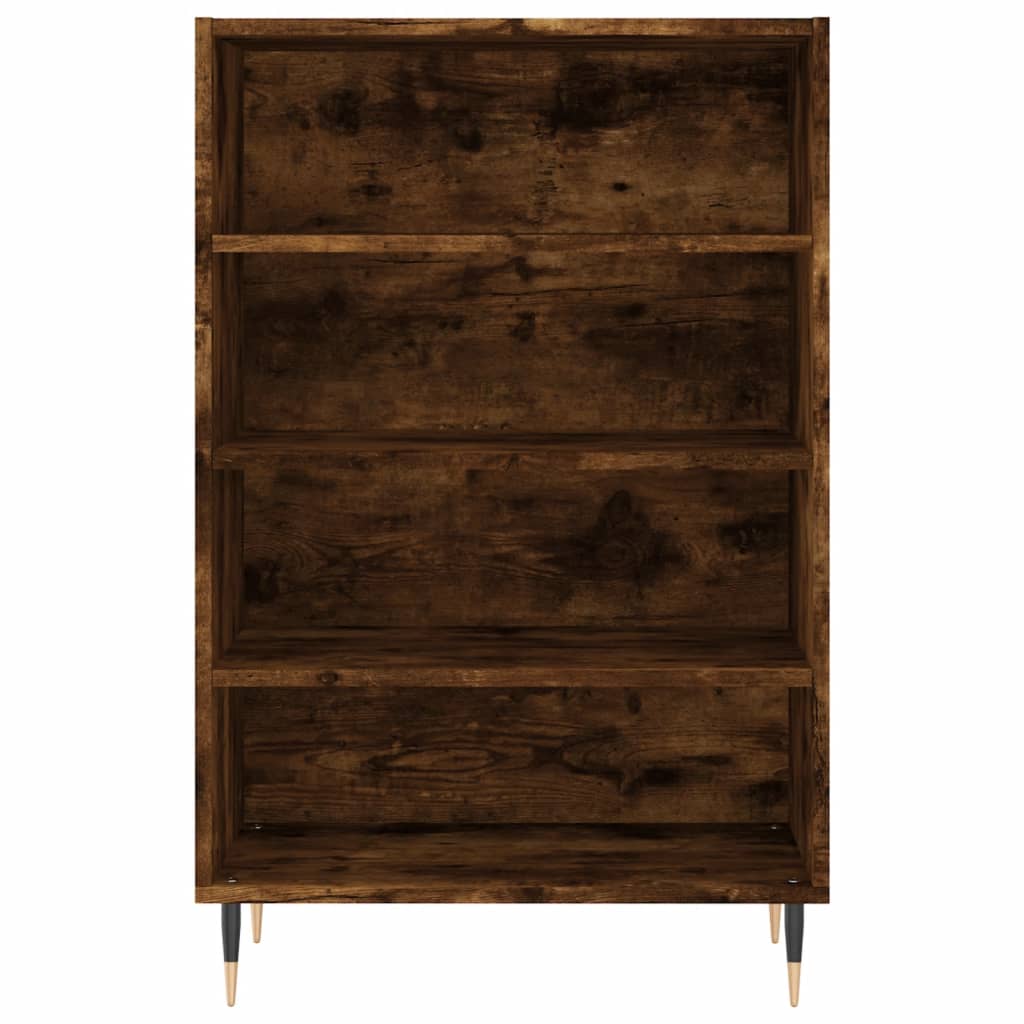 Credenza Rovere Fumo 57x35x90 cm in Legno Multistrato