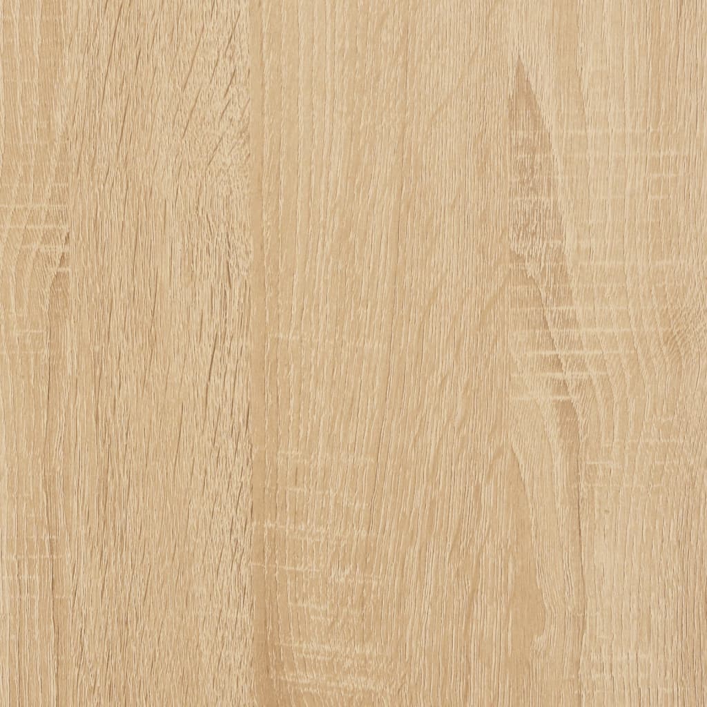 Comodino Rovere Sonoma 40,5x31x60 cm in Legno Multistrato