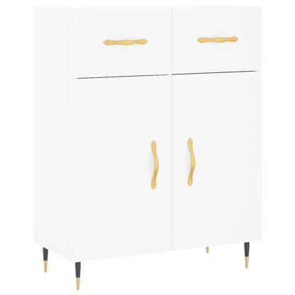 Credenza Bianca 69,5x34x90 cm in Legno Multistrato