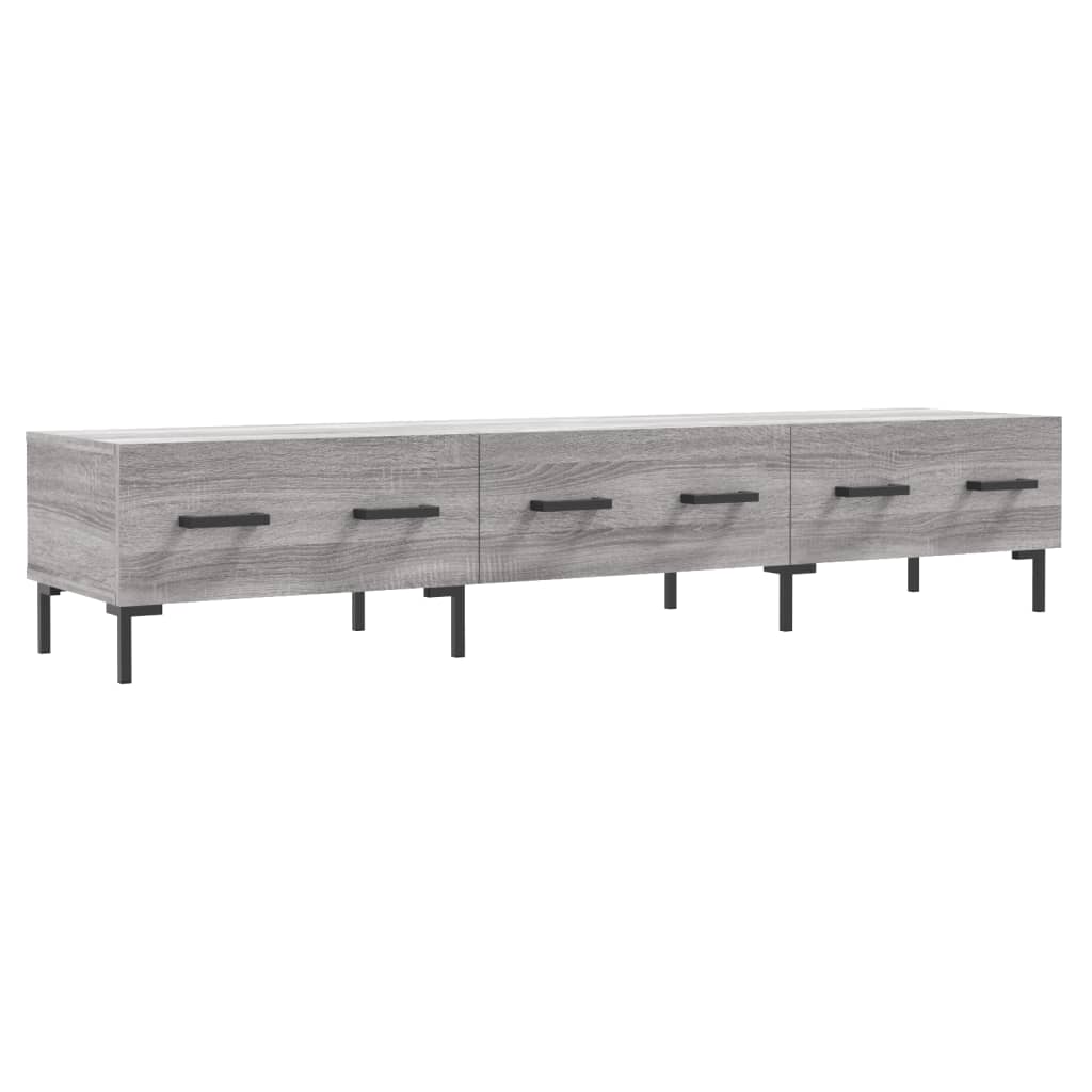 Mobile Porta TV Grigio Sonoma 150x36x30 cm in Legno Multistrato - homemem39