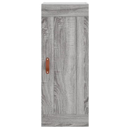 Mobile a Parete Grigio Sonoma 34,5x34x90 cm Legno Multistrato - homemem39