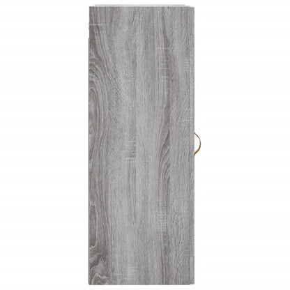 Mobile a Parete Grigio Sonoma 34,5x34x90 cm Legno Multistrato - homemem39